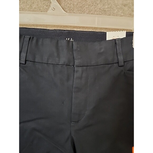 Dockers Truly Slimming Khaki Pants Womens 12 Black Sure Fit Stretch Trouser NEW - Picture 3 of 10